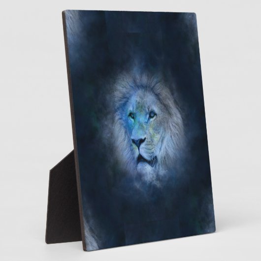 Löwe Fotoplatte (Seite)