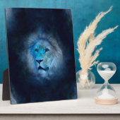 Löwe Fotoplatte (Seite)