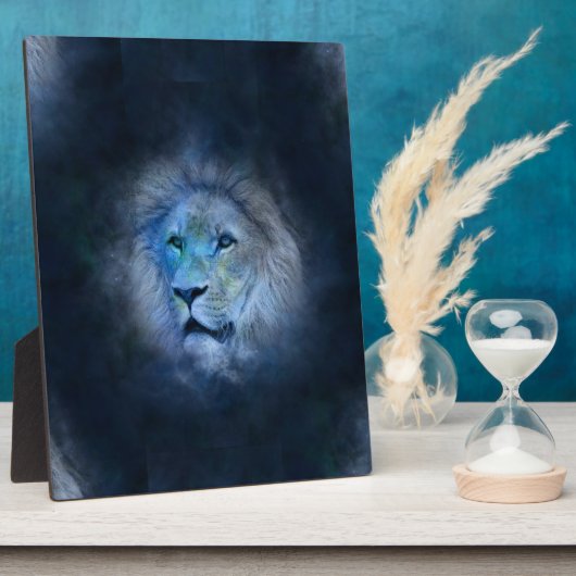 Löwe Fotoplatte (Seite)