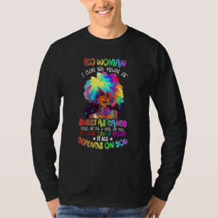 Löwe-Frau Ich bin ein Löwe-Mädchen für Frauen T-Shirt