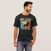 Löwe für Kinder Jungs Löwe Jungle Safari Tier T-Shirt (Vorne ganz)