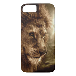 Löwe gegen stürmischen Himmel Case-Mate iPhone Hülle