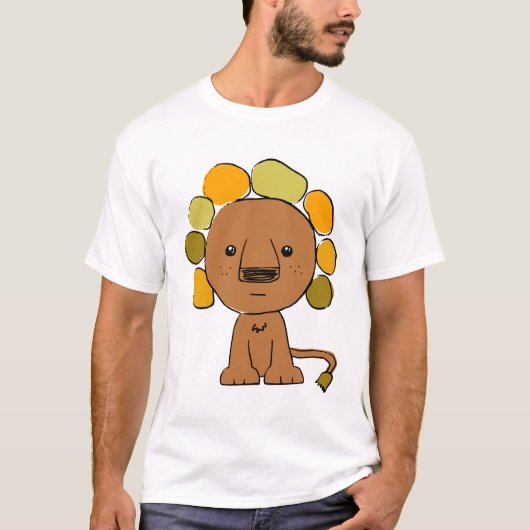 Löwe-Gemisch-Wecker-T - Shirt (Vorderseite)