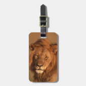 Löwe Gepäckanhänger (Vorderseite vertikal)
