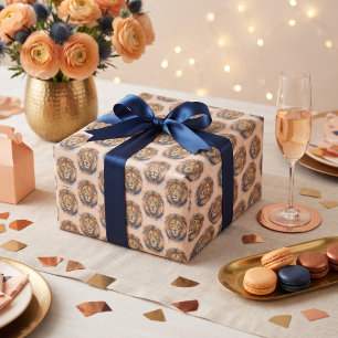 Löwe Geschenkpapier