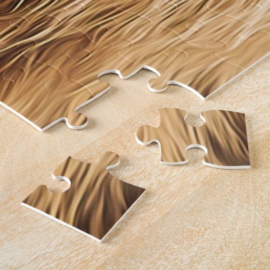 Löwe - Gesicht Puzzle (Seite)