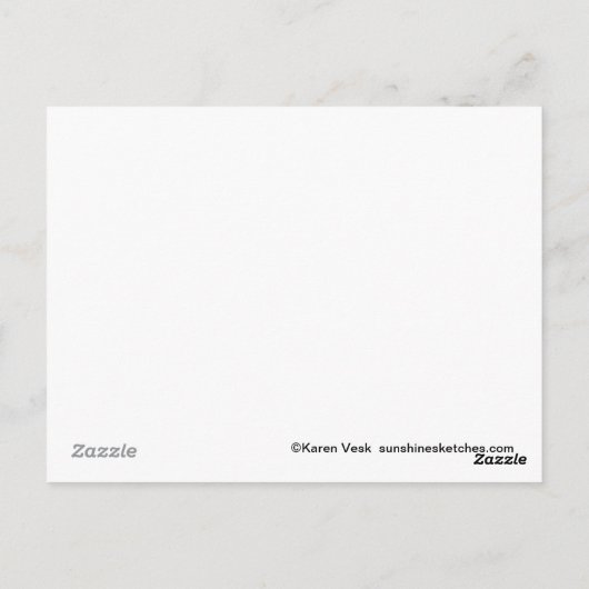 Löwe, Giraffe, afrikanische Tiere Postkarte (Rückseite)