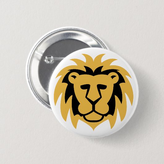 Löwe-Gold Button (Vorne & Hinten)