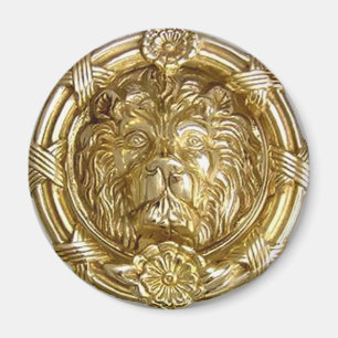 Löwe-Goldmagnet Magnet