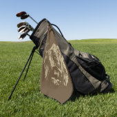 Löwe Golfhandtuch (Gras)