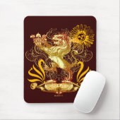 Löwe-Grafik 3 Mousepad (Mit Mouse)