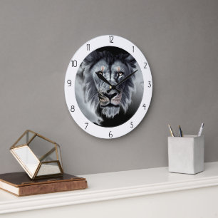 LÖWE  GROßE WANDUHR