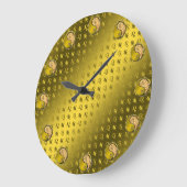 Löwe Große Wanduhr (Winkel)