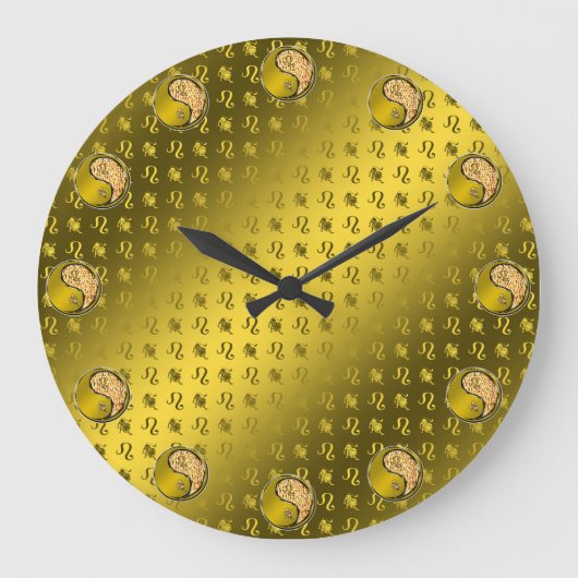 Löwe Große Wanduhr (Vorderseite)