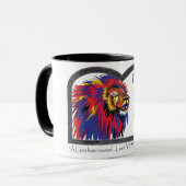 Löwe hat gebrüllt tasse (Vorderseite Links)