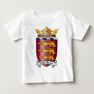 Löwe-Herz-Wappen Baby T-shirt