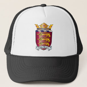Löwe-Herz-Wappen Truckerkappe