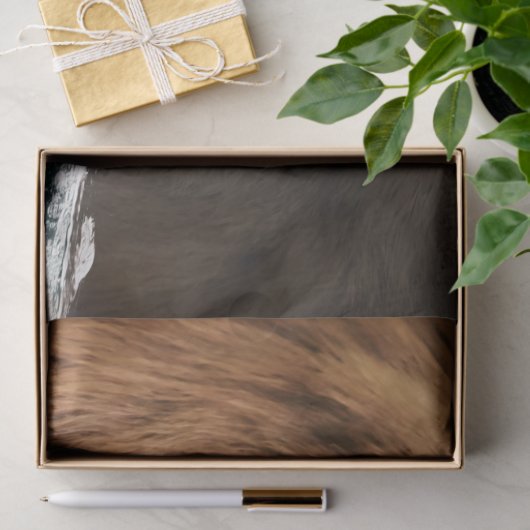 Löwe hinter dem Ozean Seidenpapier (Geschenk)