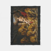 Löwe-' Höhlen-Fleecedecke Fleecedecke (Vorderseite)