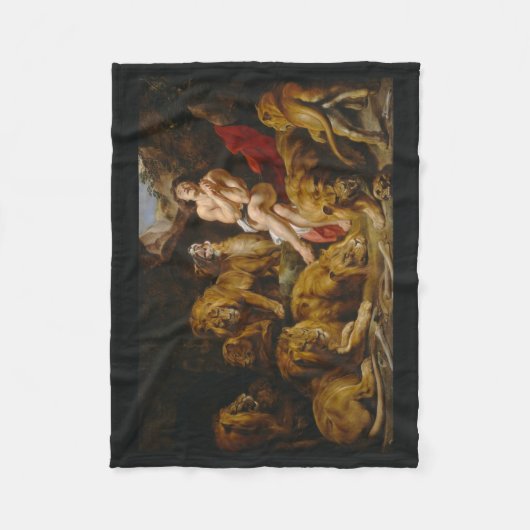 Löwe-' Höhlen-Fleecedecke Fleecedecke (Vorderseite)