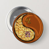 Löwe & Holz Hahn Button (Vorne & Hinten)