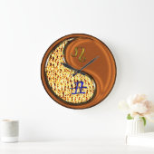Löwe & Holz Ochse Große Wanduhr (Zuhause)
