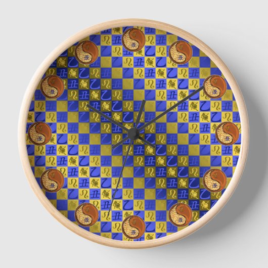 Löwe & Holz Ochse Uhr (Vorderseite)