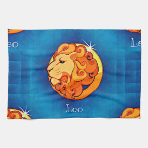 Löwe Horoskop Küchentuch