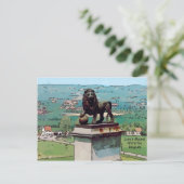 Löwe-Hügel am Schlachtfeld von Waterloo Postkarte (Stehend Vorderseite)