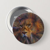 Löwe im Abzeichen der Galerie Button (Vorne & Hinten)