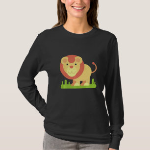 Löwe im Dschungel Wilde Katze Süße Baby Löwen Wild T-Shirt