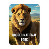 Löwe im Kruger Nationalpark Südafrika Magnet (Vertikal)