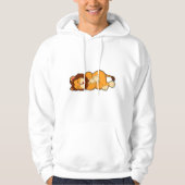 Löwe im Schlaf Hoodie (Vorderseite)