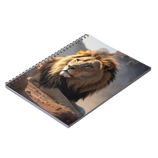 Löwe im Staub Notizblock (Linke Seite)