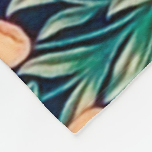 Löwe im Wald, William Morris Fleecedecke (Ecke)