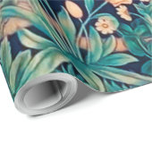 Löwe im Wald, William Morris Geschenkpapier (Rolleneckpunkt)