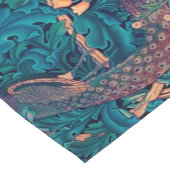 Löwe im Wald, William Morris Kurzer Tischläufer (Ecke)