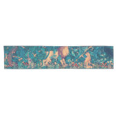 Löwe im Wald, William Morris Kurzer Tischläufer (Horizontal)