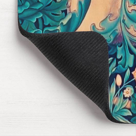 Löwe im Wald, William Morris Mousepad (Ecke)