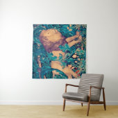 Löwe im Wald, William Morris Tapestry Wandteppich (Beispiel)