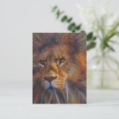Löwe in der Galerie Postkarte (Stehend Vorderseite)