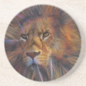 Löwe in der Galerie Sandstone Untersetzer (Vorne)