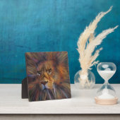 Löwe in der Gallery Plaque mit Easel Fotoplatte (InSitu)