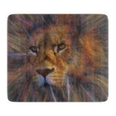 Löwe in der Gallery Schneidebrett (Vorderseite)
