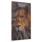 Löwe in der Gallery-Zwischenablage Klemmbrett (Rechts)