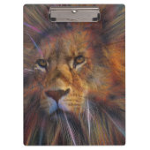 Löwe in der Gallery-Zwischenablage Klemmbrett (Vorderseite)