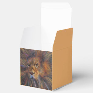 Löwe in der Geschenkboxen des Gallery Square Geschenkschachtel