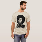 Löwe in der Nacht T-Shirt (Vorne ganz)