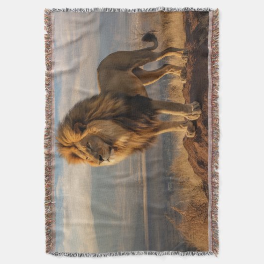 Löwe in der Natur Decke (Vorderseite Vertikal)