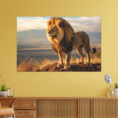 Löwe in der Natur Leinwanddruck (Insitu (Wohnzimmer))